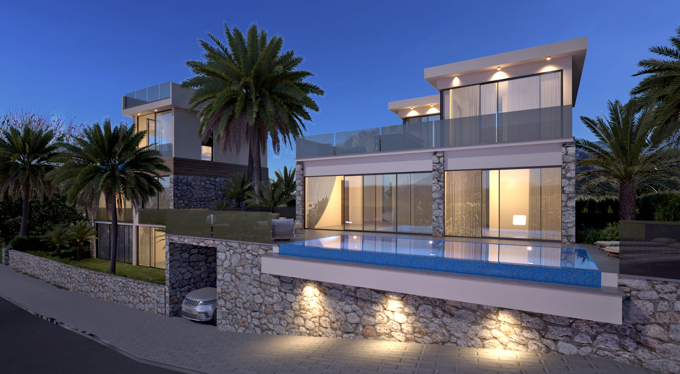 Luxusvilla am Mittelmeer auf Zypern